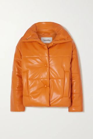 rihanna orange jacket 