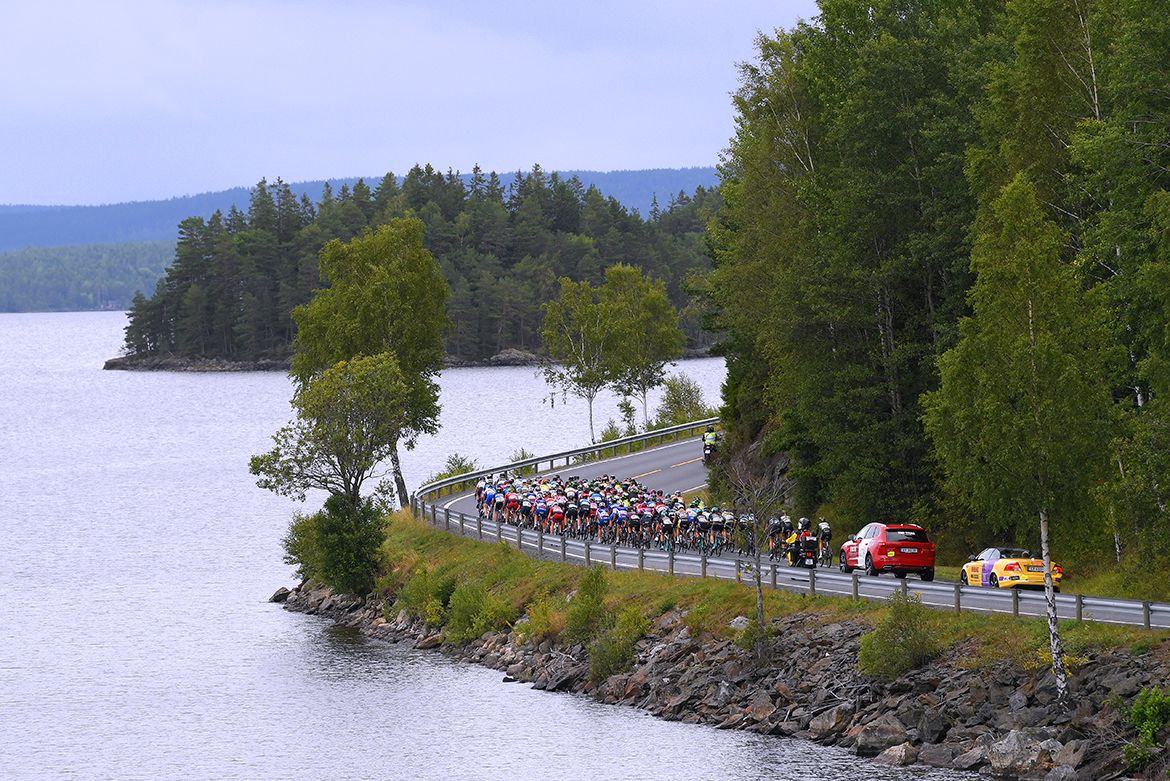 Beautiful scenery at the Ladies Tour of Norway