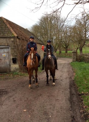Out hacking with Hannah Francis