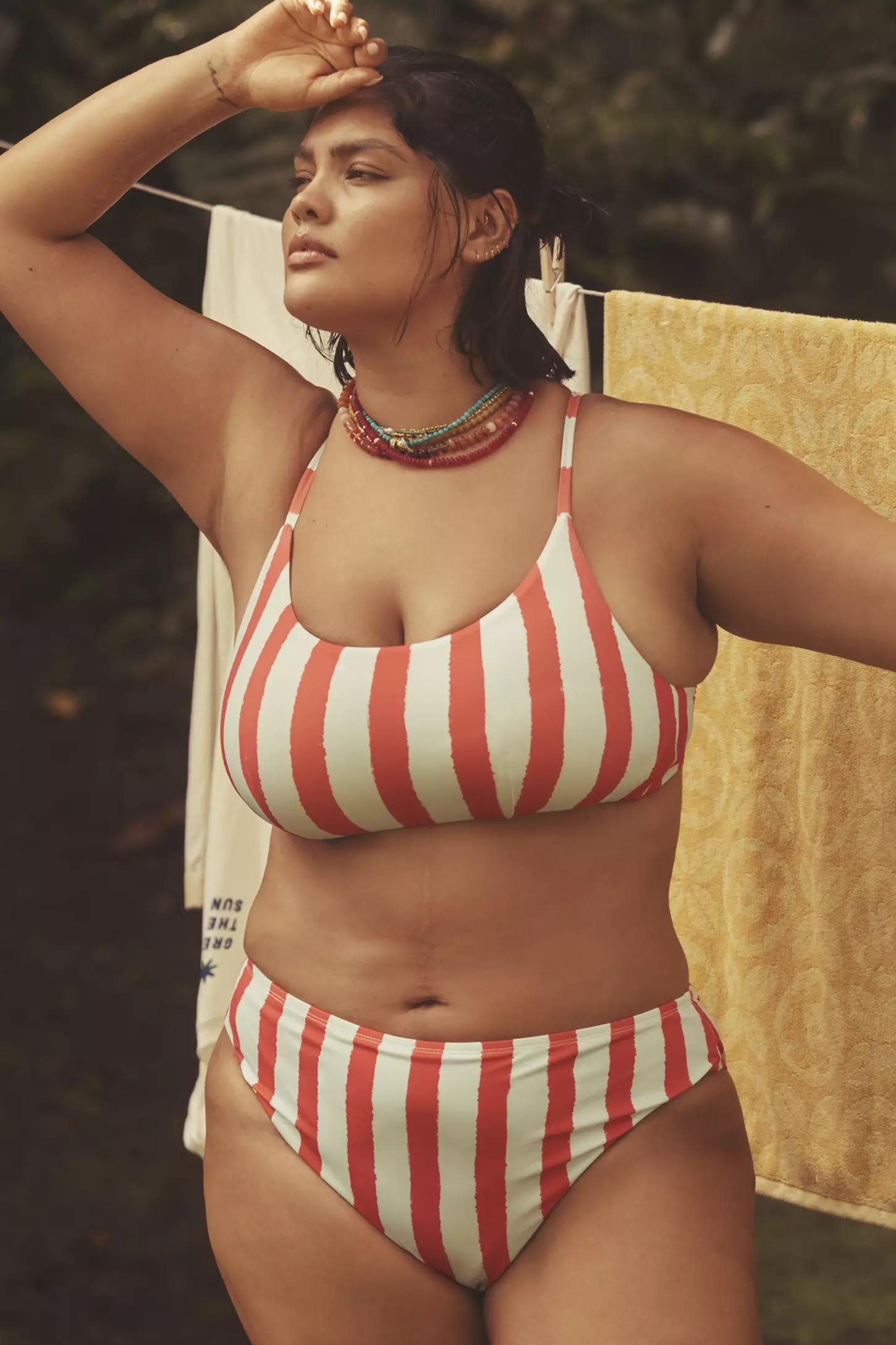 Anthropologie, Andie X Sunshine Tienda Fiji Bikini Top