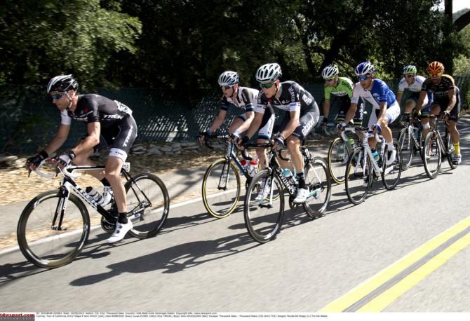 The day's break is led by Jens Voigt