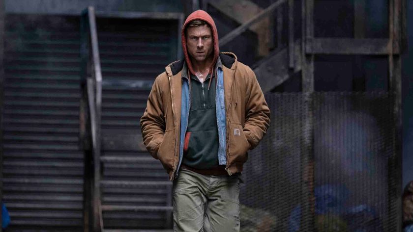 Glen Powell as Ben Richards in The Running Man