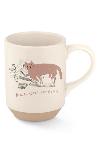 Fringe Studio Cat Mug in Coffee Cat