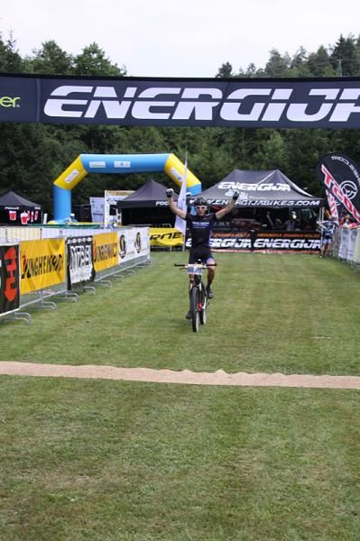 Matej Lovse wins the men's race