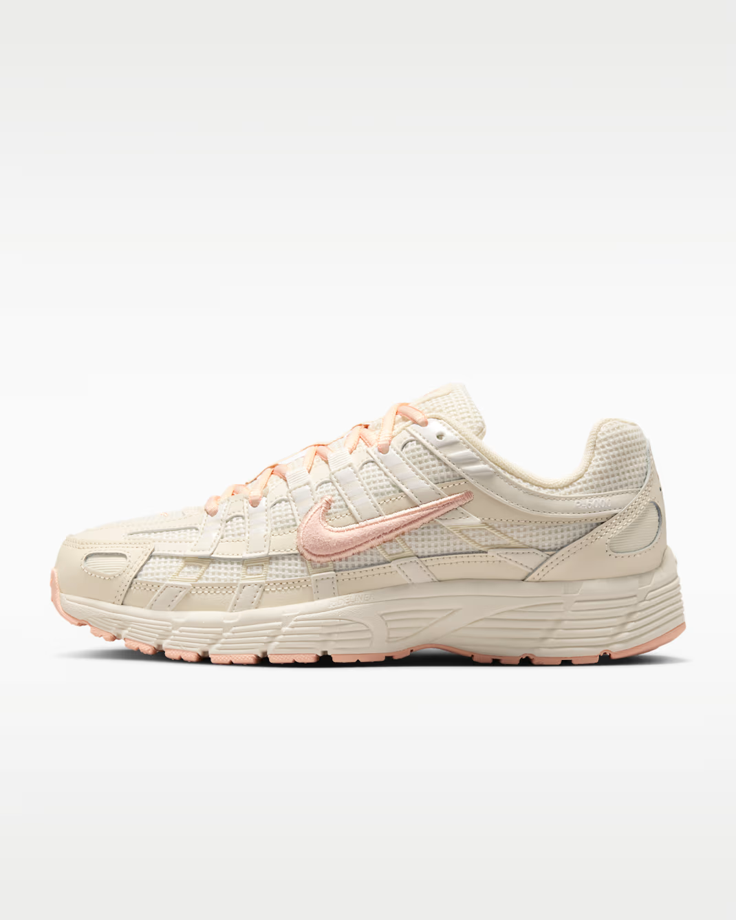 Nike P-6000 Women's Shoes - Sail/soft Pearl/arctic Orange - Size 5