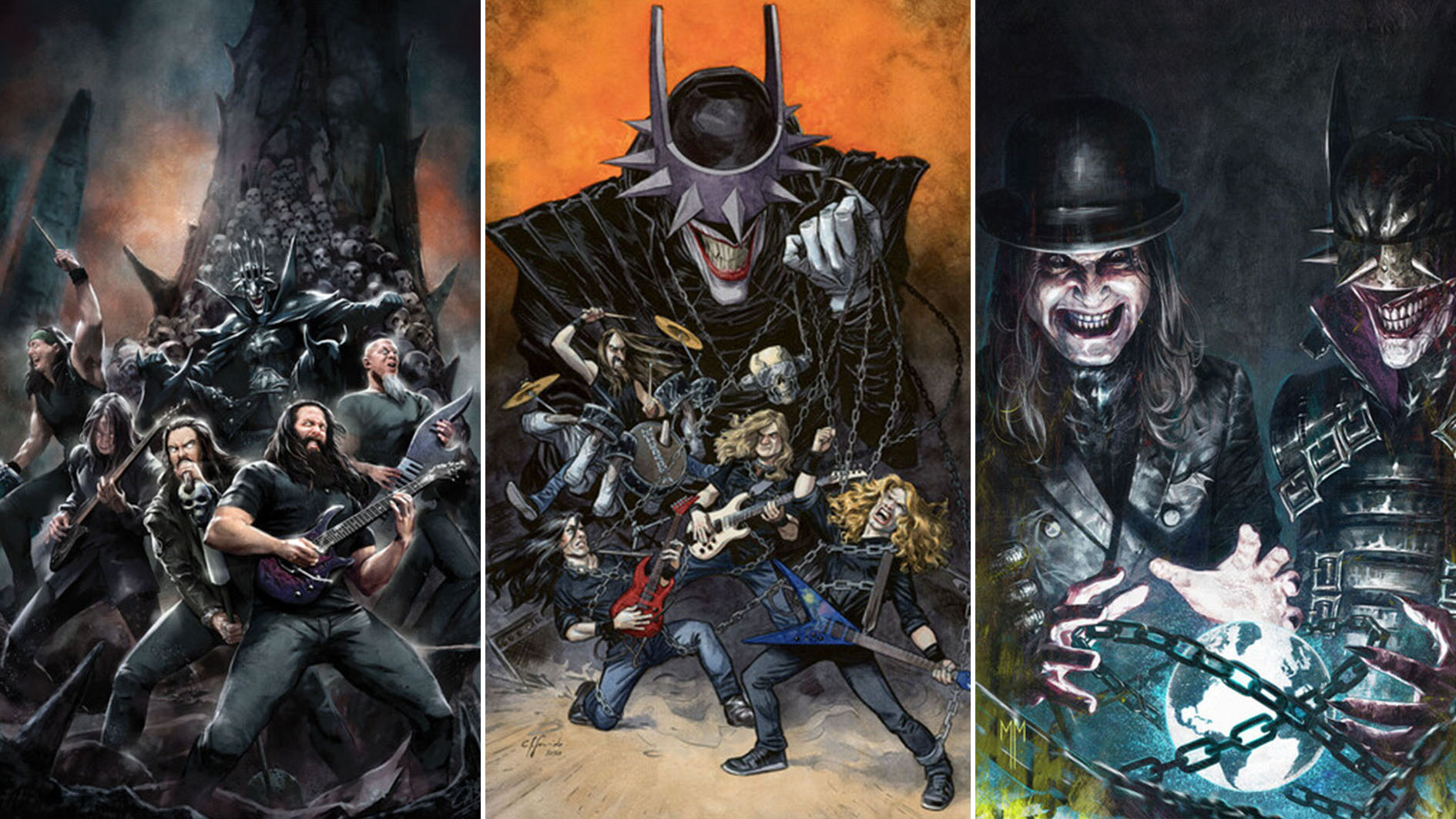 DC Comics partners with Dream Theater, Megadeth, Ozzy Osbourne and more for  Dark Nights: Death Metal – Band Edition | Guitar World