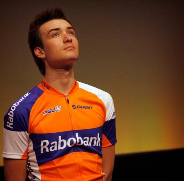 Rick Zabel at the Rabobank Continental team presentation