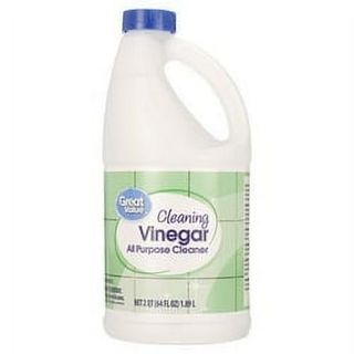 Great Value Cleaning Vinegar All-Purpose Cleaner, 64 Fl Oz bottle against white background.