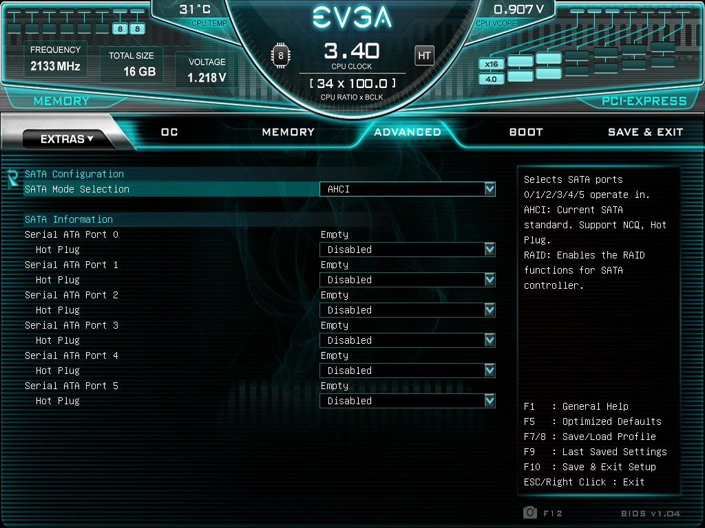EVGA Z590 Dark - BIOS