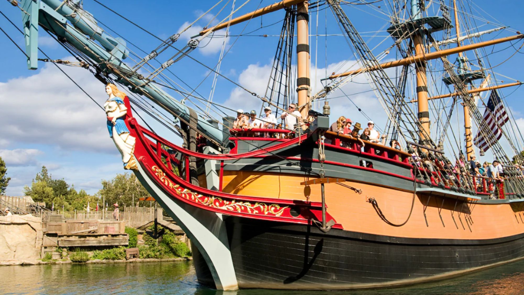 Sailing Ship Columbia at Disneyland 