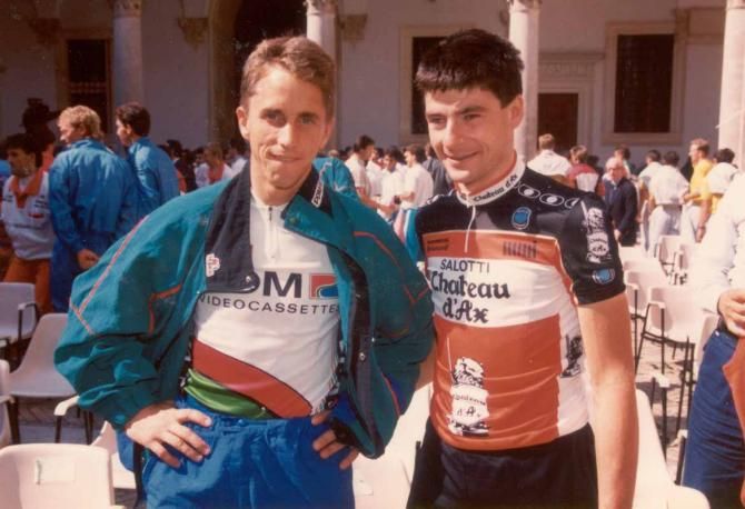 Greg LeMond and Gianni Bugno
