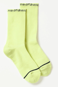 Girlfriend Collective Glow Mindfulness Crew Sock $14 $11 Girlfriend Collective