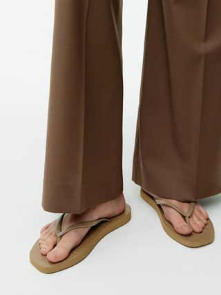 Sleepers Tapered Flip Flops - Brown - Arket Gb