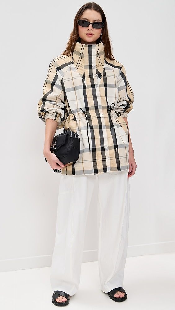 Barbour Suri Checked Showerproof Jacket