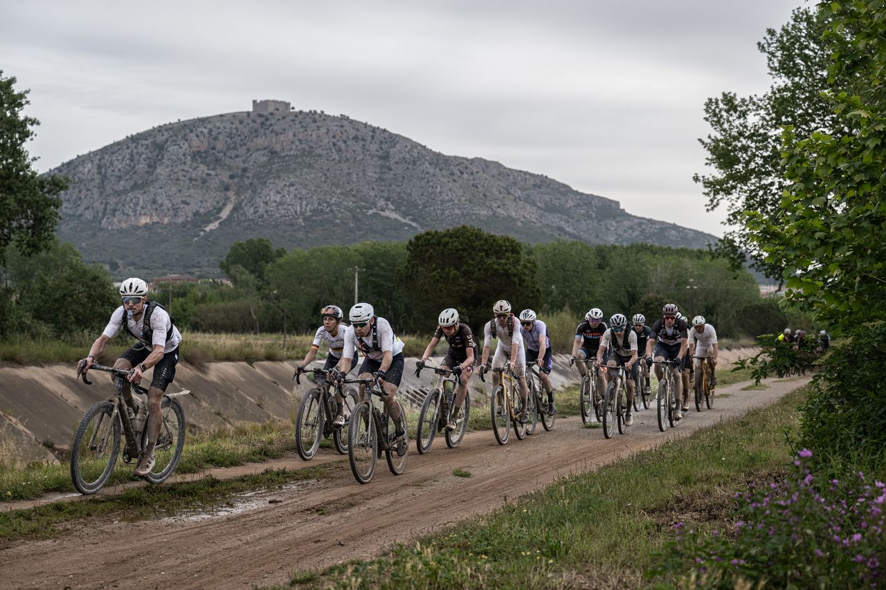 Men and women riding together during The Traka 200
