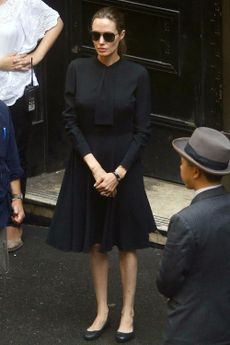 Angelina Jolie cuts a powerful figure on set for Unbroken