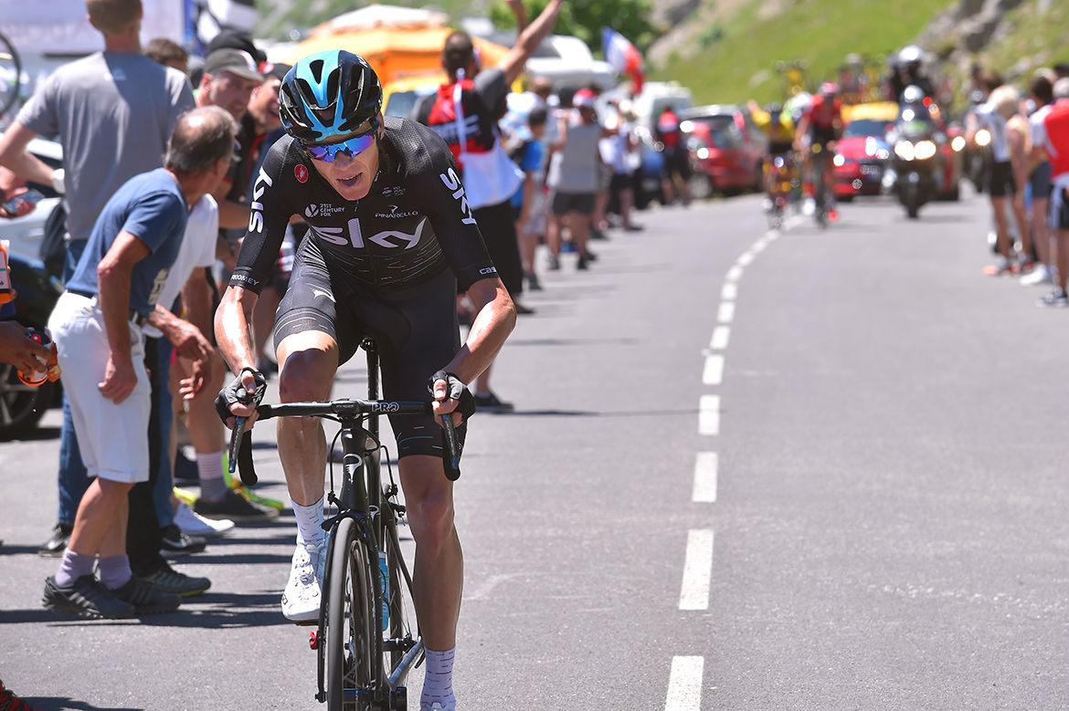 Chris Froome on the move at the Crit&eacute;rium du Dauphin&eacute;