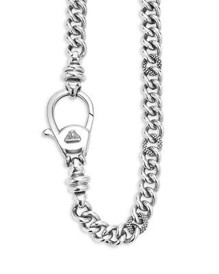 LAGOS, Silver Anthem Necklace/Key Chain