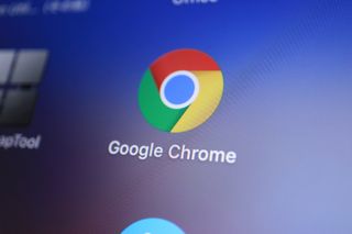 Chrome thumbnail on a computer screen