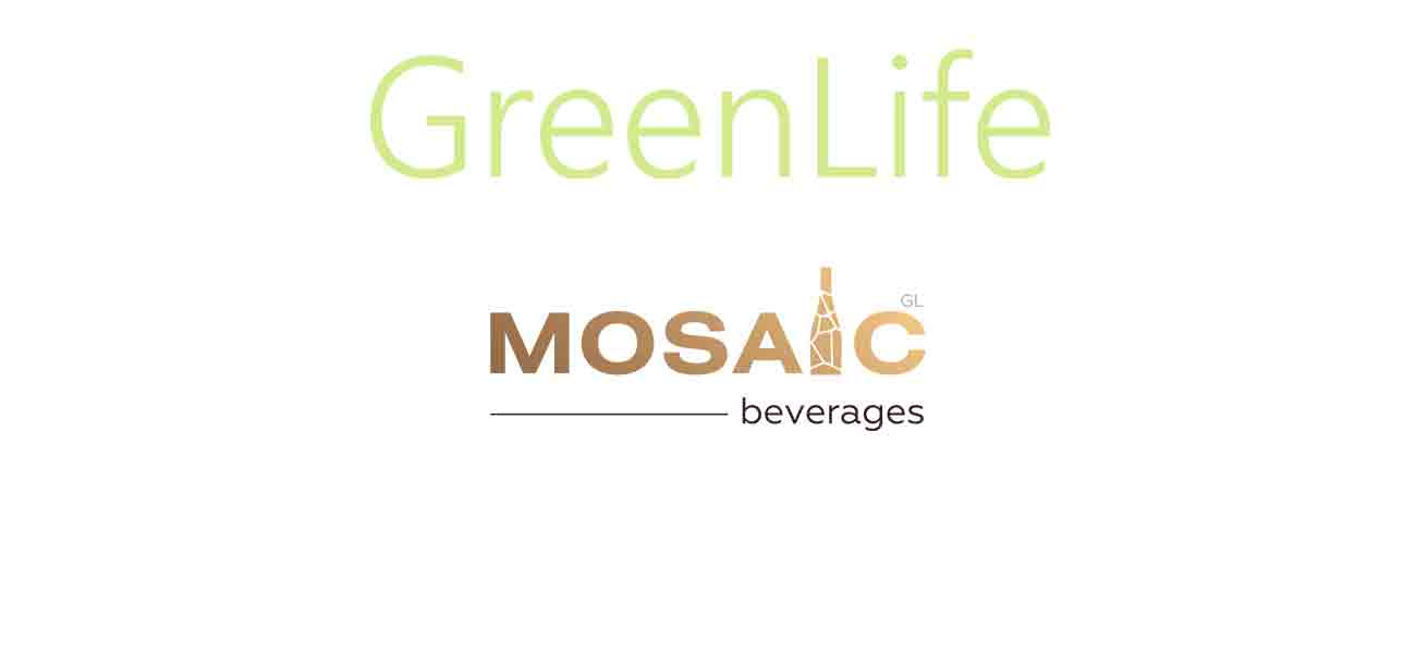 GreenLife and Mosaic Beverages logos