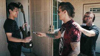 Avenged Sevenfold give fan a signed guitar