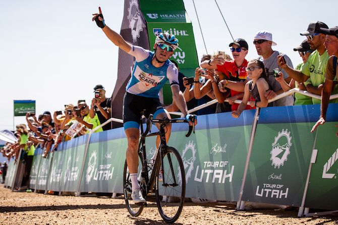 Ben Hermans (Israel Cycling Academy) wins stage 2 of the 2019 Tour of Utah