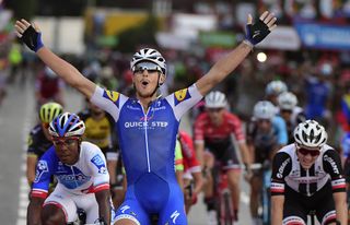 Trentin captures fourth stage win in Vuelta and Quick Step's sixth