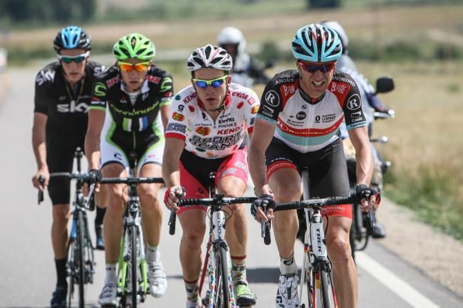 Jens Voigt (Radioshack) leads the break early on.