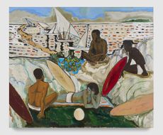 Gideon Appah,
A Tropical Landscape (Un Paysage Tropical), 2024-2025,
acrylic and oil on canvas,
200 cm \00d7 240 cm (78-3/4" \00d7 94-1/2"),
#97678,
Format of original photography: high res TIFFs.