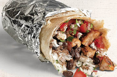 A Chipotle burrito may be more than half the recommended amount of daily calories