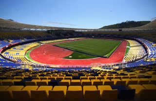 General view of the Estadio Ester Roa in Concepción, Chile ahead of the Under-17 World Cup in October 2015.