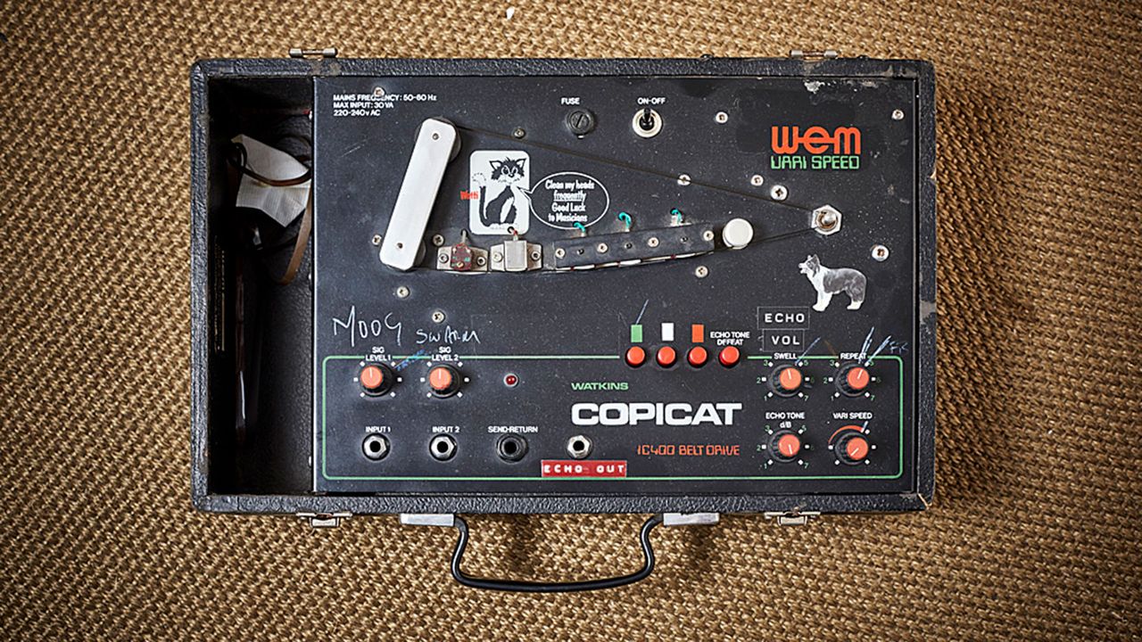 &ldquo;It&rsquo;s one of the last Copicat models they made. The &lsquo;vari speed&rsquo; control is really useful,&rdquo; Adrian says