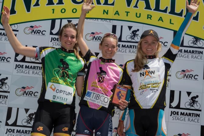 Claudia Haeusler was GC leader, Joelle Numainville claimed the sprint jersey and Maura Kinsella won the U23.