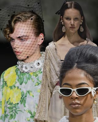 Models wearing regency nods, one of the biggest make-up trends 2025