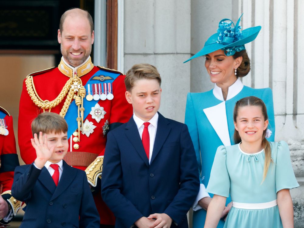 The Wales family attends Trooping the Colour in 2025