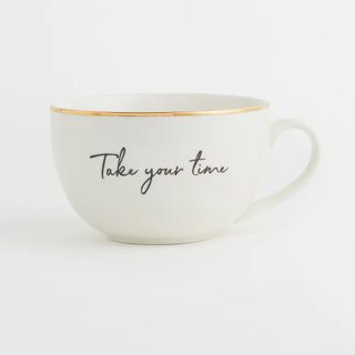 'Take your time' coffee mug