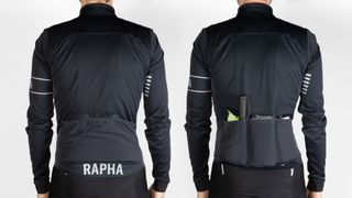 Rapha Pro Team Long Sleeve Gore-Tex Infinium Jersey rear double view