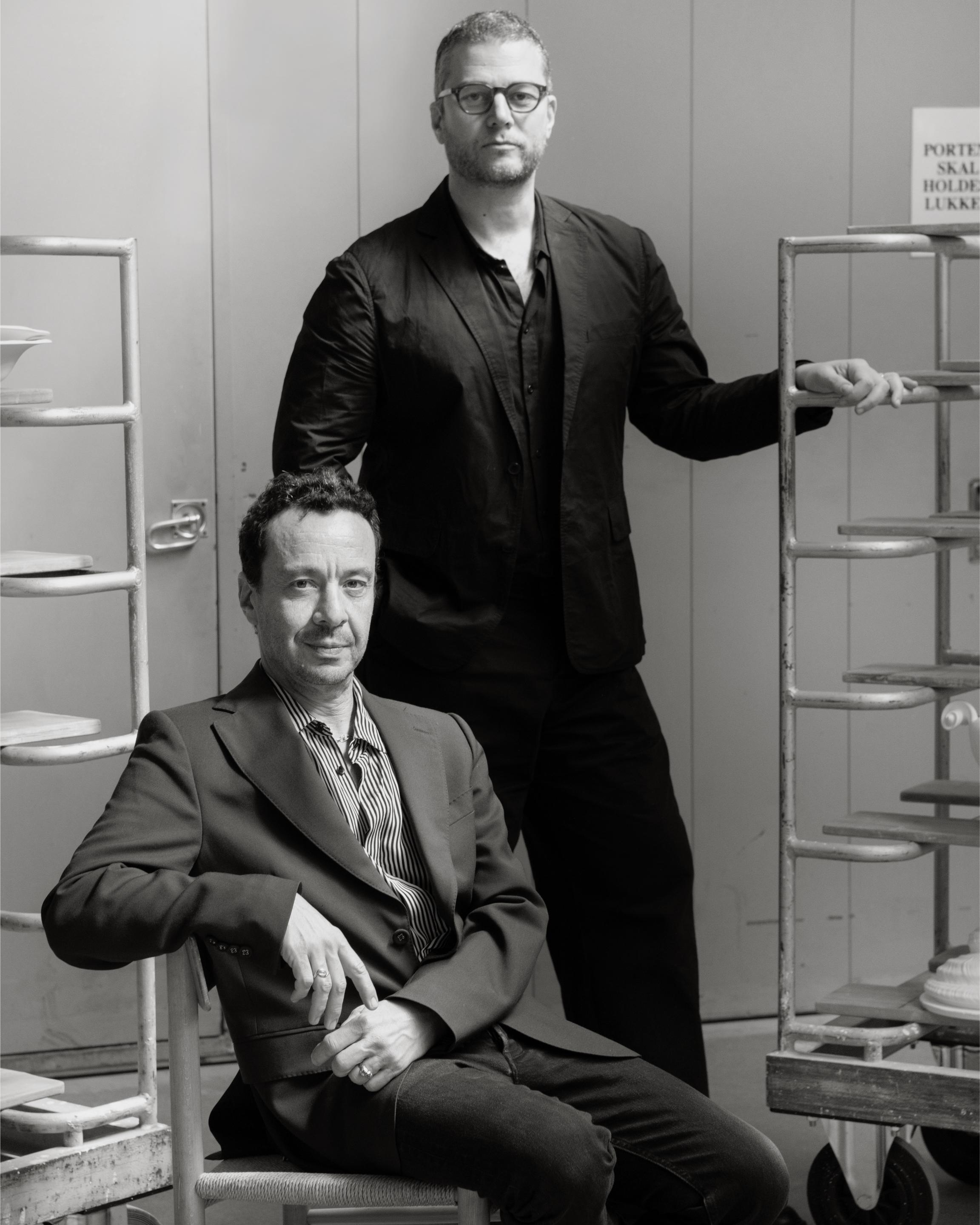 Portrait of Noam Griegst and Jasper Toron Nielsen