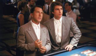 Rain Man Raymond and Charlie wish to win big at the tables