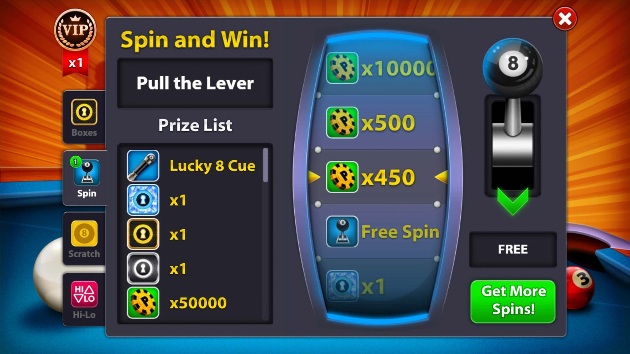 Vip spinning. Grand Heist-Spin &win and Golden Spin 8 Ball Pool. Spin and win. 8 Ball Pool Play a Golden Spin. Где находится Spin and win в 8 Ball Pool.