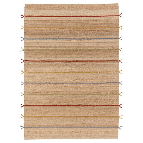 Raklev Rug, Flatwoven - Handwoven/natural Multicolor 6 ' 7 "x9 ' 10 "