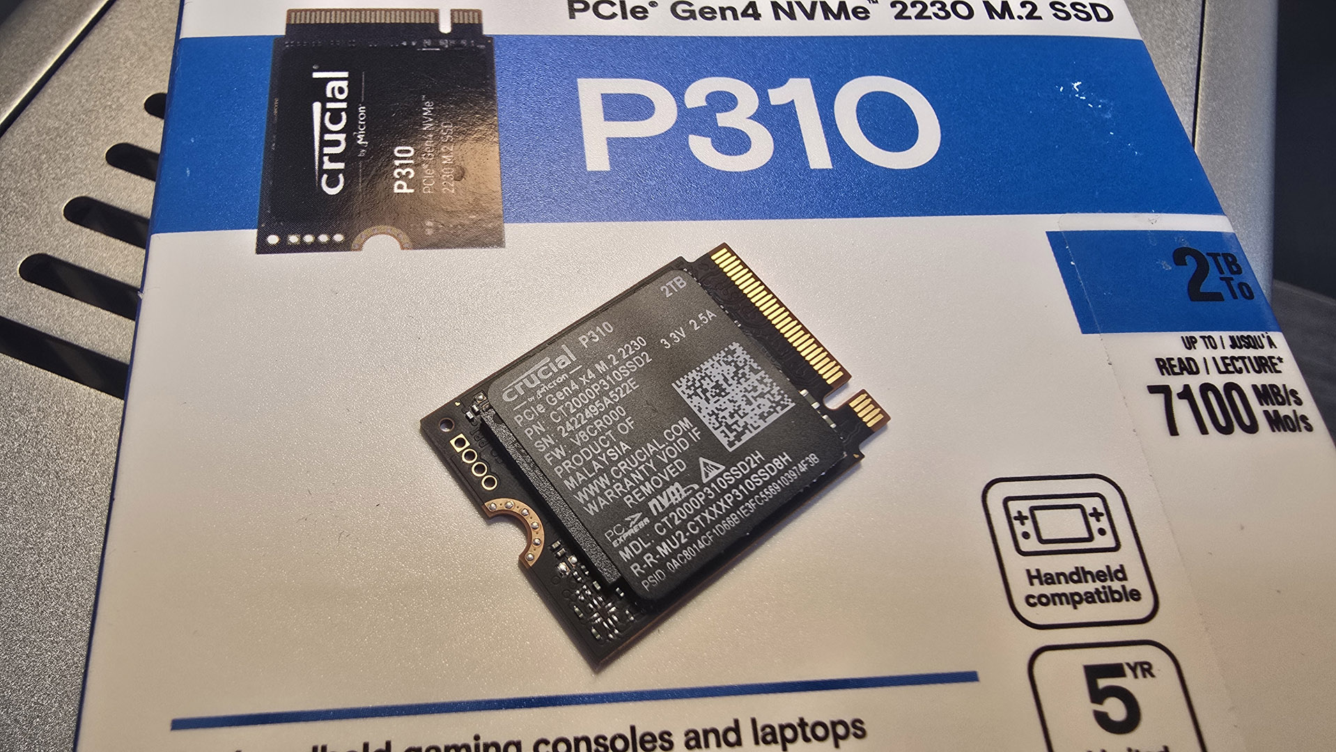 Revisión del SSD NVMe Crucial P310 de 2 TB