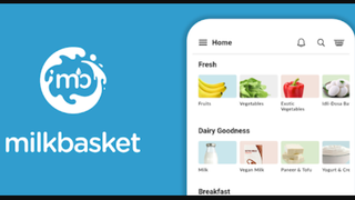Logo of online firm Milkbasket