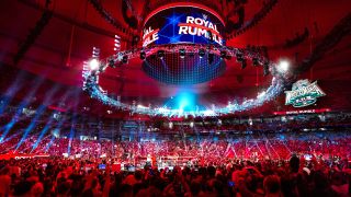 Royal Rumble ring from 2024