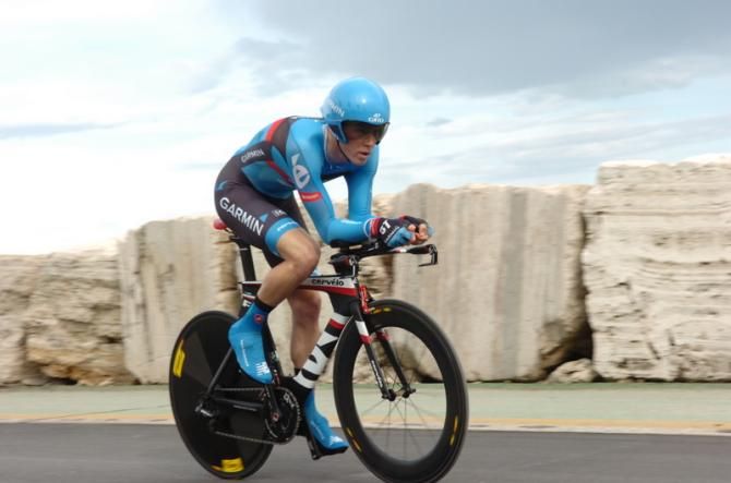 Rohan Dennis (Garmin Sharp) at the time trial during the 2013 Tirreno Adriatico