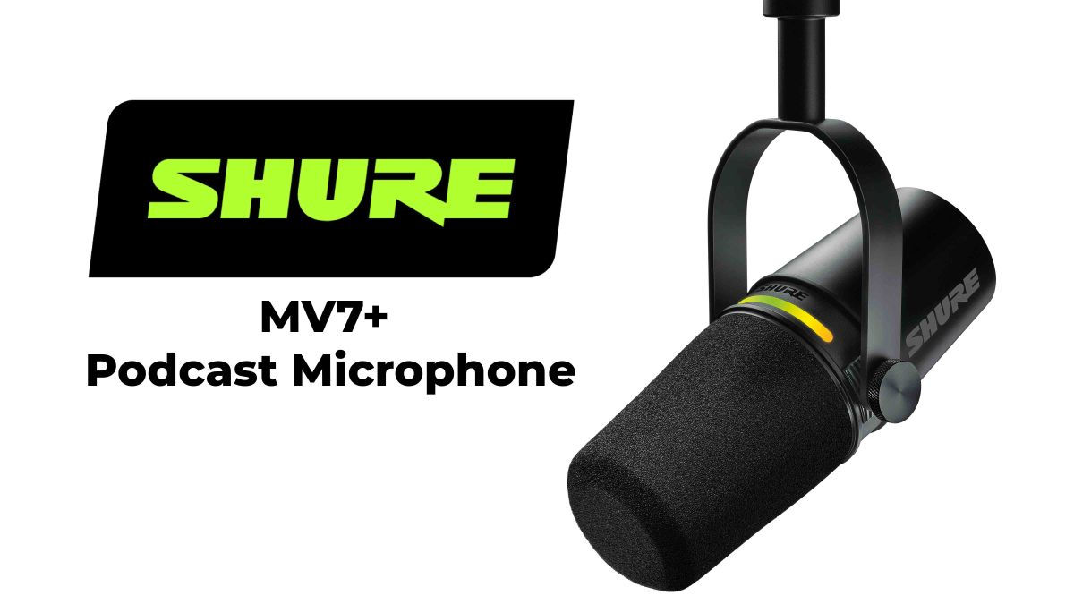 Shure MV7+ Podcast Microphone