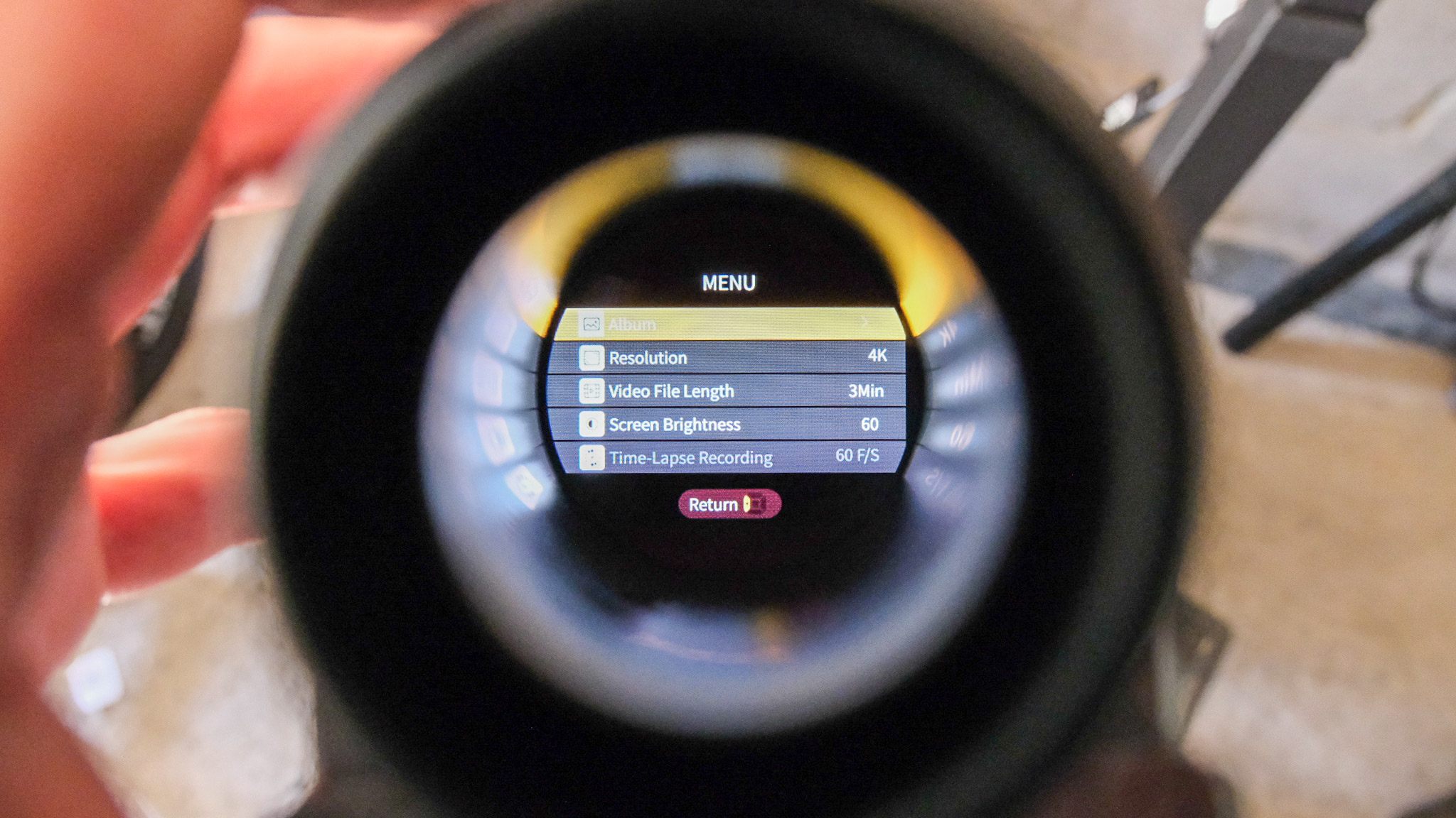 Akaso Sight-300 detail shot