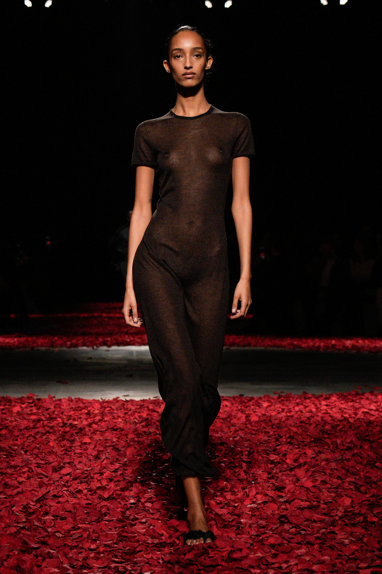 Flip flops on the Ferragamo spring/summer 2025 runway.