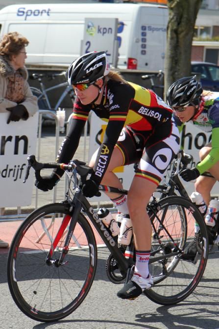 Belgian national champion Jolien D'Hoore (Lotto Belisol Ladies)