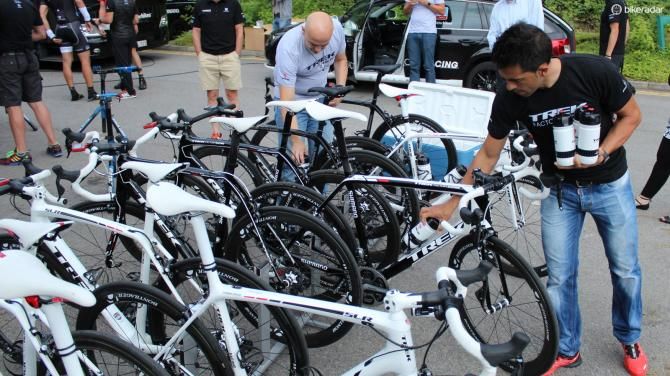Trek Factory Racing riders pick between the Madone, the Domane and the Emonda